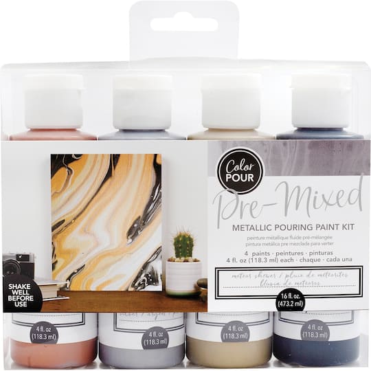 Color Pour Pre-Mixed Meteor Shower Paint Kit